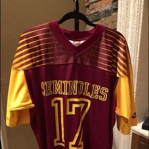 🏈MENS #17 NIKE OFFICIAL FSU VINTAGE JERSEY